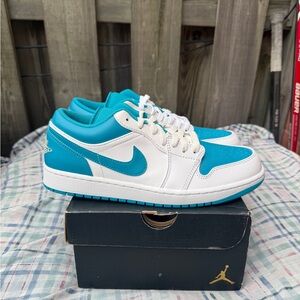 Jordan 1 Low Aquatone 
Size 9.5
Brand new